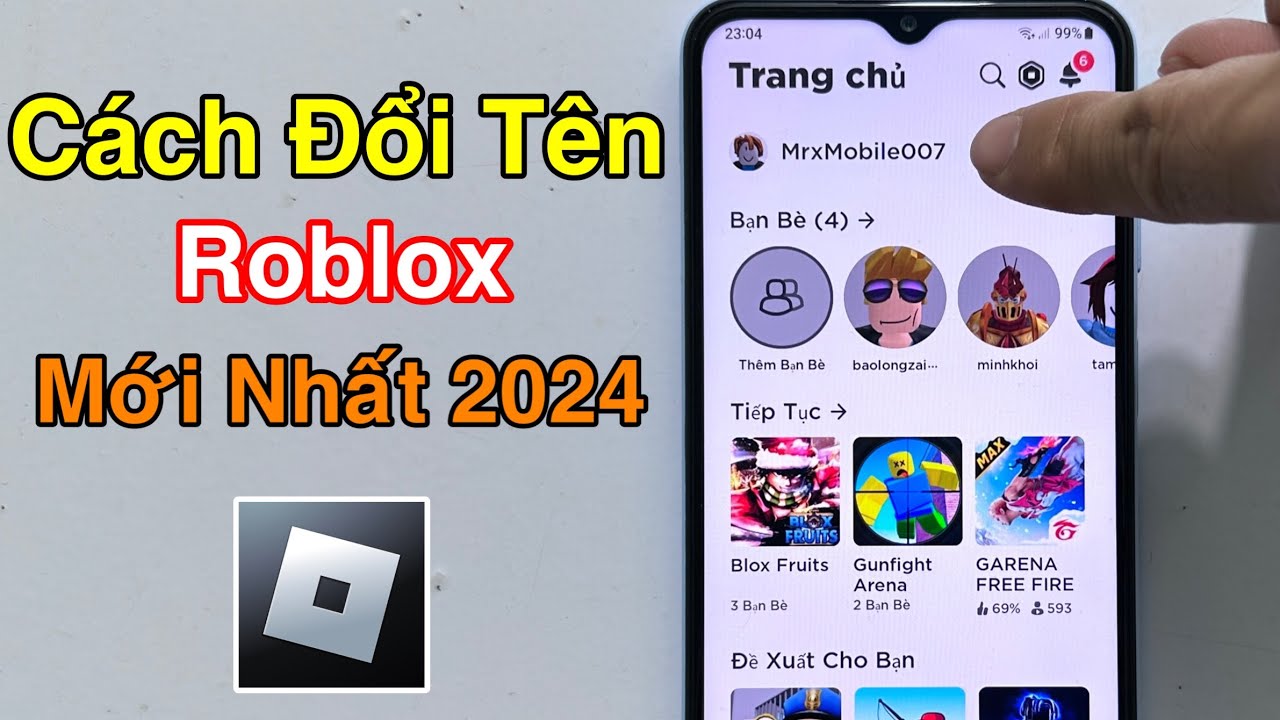 Hướng dẫn chi tiết cách đổi tên trong Roblox nhanh nhất 2024