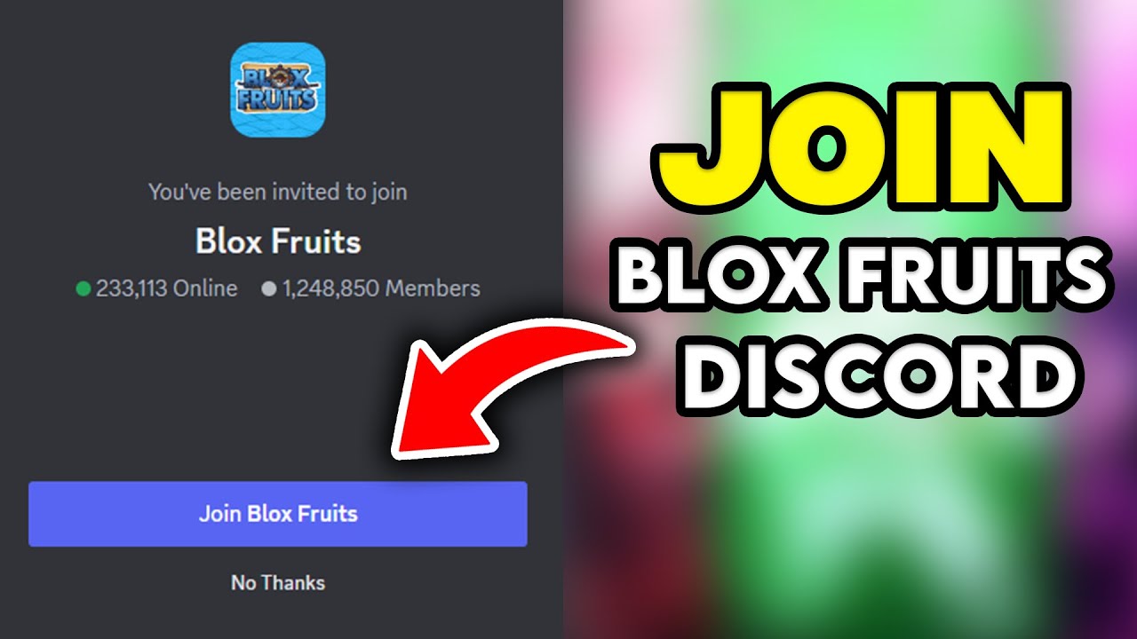 Cách vào Server Discord Blox Fruit đơn giản nhất!