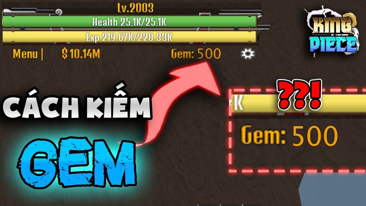 Cách kiếm Gem trong King Legacy: Bí kíp cho người mới