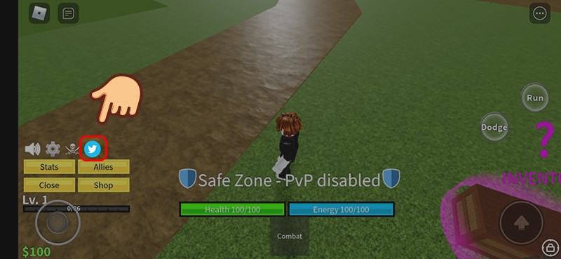 Nhấp vào biểu tượng hoặc nút này để mở menu chính