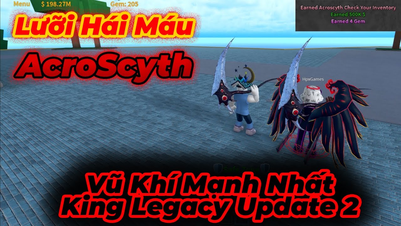 Làm thế nào để lấy lưỡi hái trong King Legacy? Bật mí cách lấy 