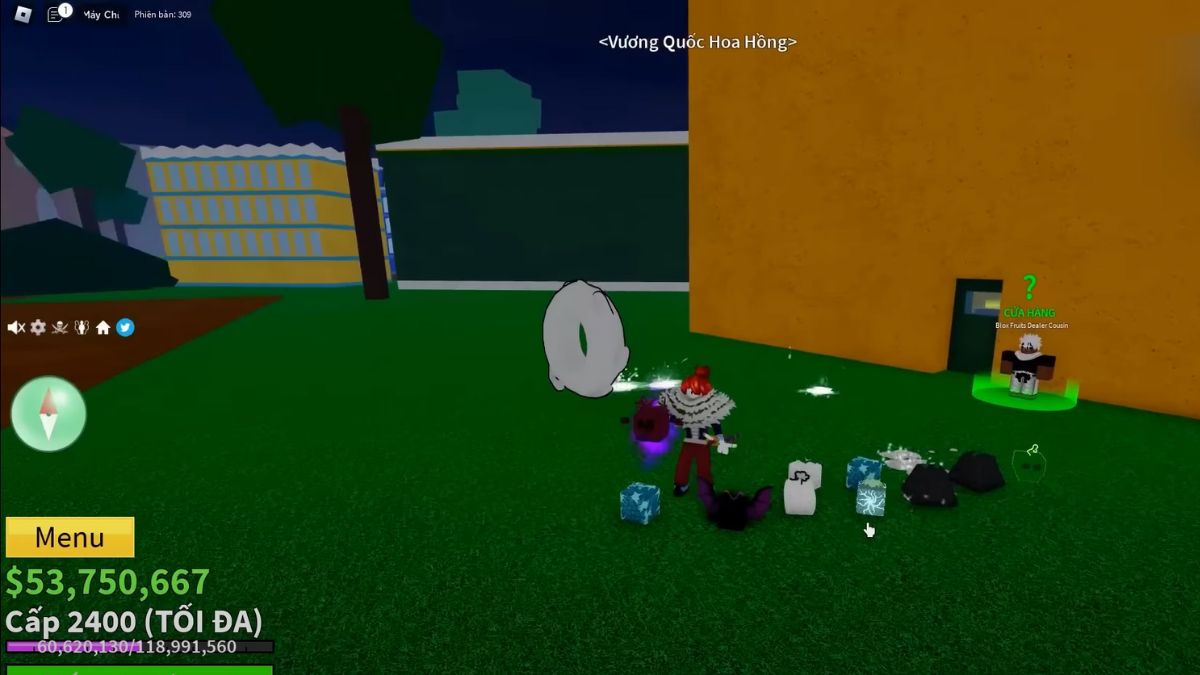 Hướng dẫn nhập lệnh Random Blox Fruits