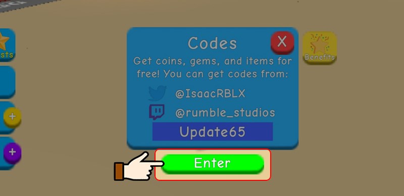 mã code Bubble Gum Simulator và cách nhập mã