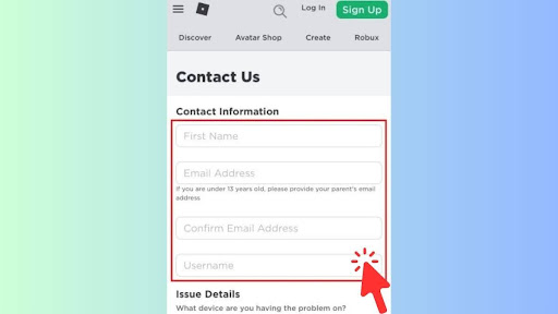 Đổi mật khẩu Roblox không cần email