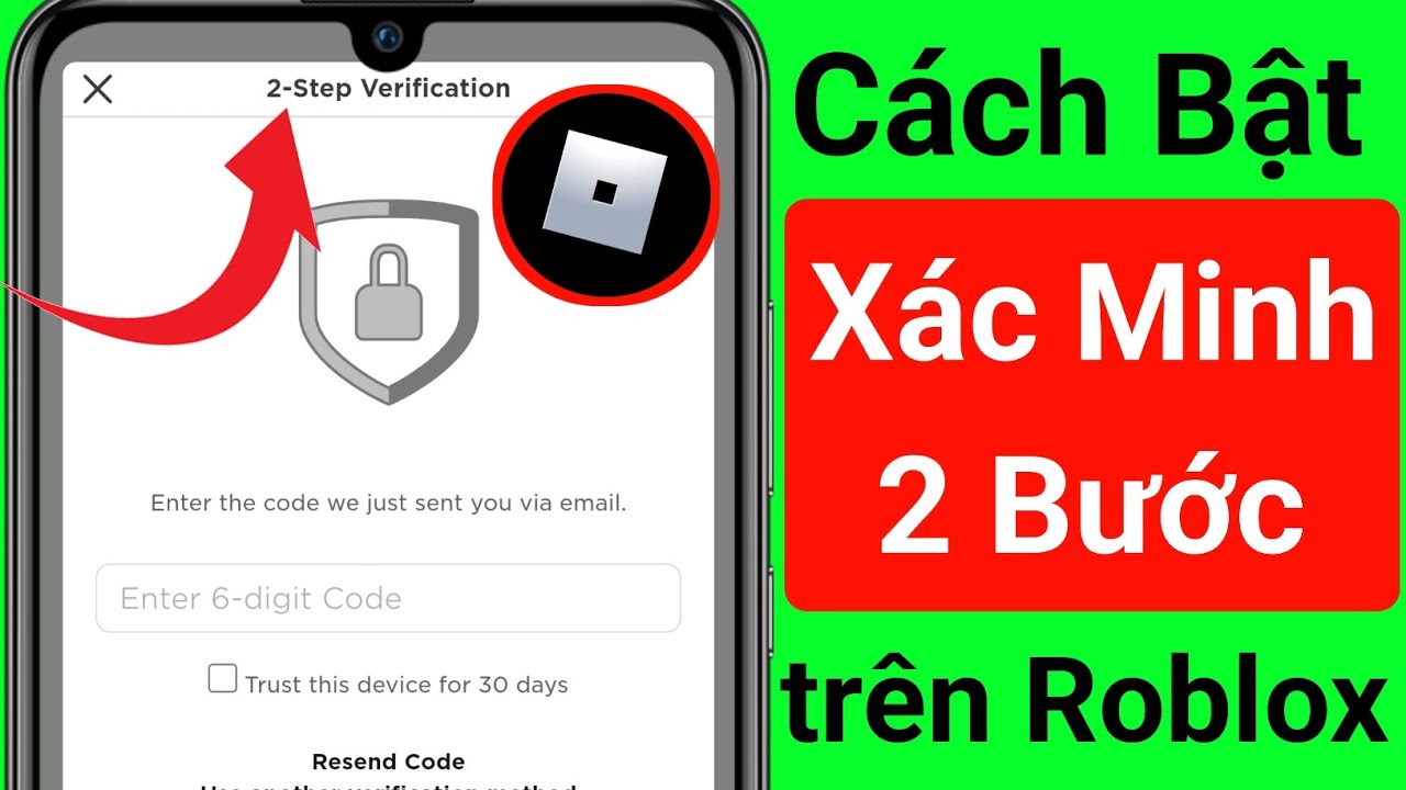 Cách bật xác minh 2 bước sau khi đã tắt trên Roblox