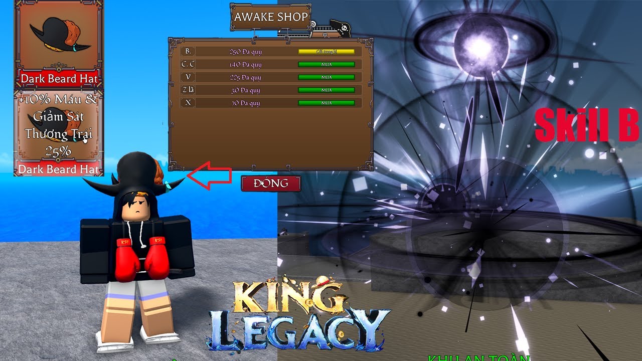 Hướng dẫn cách chơi king legacy cực dễ dàng